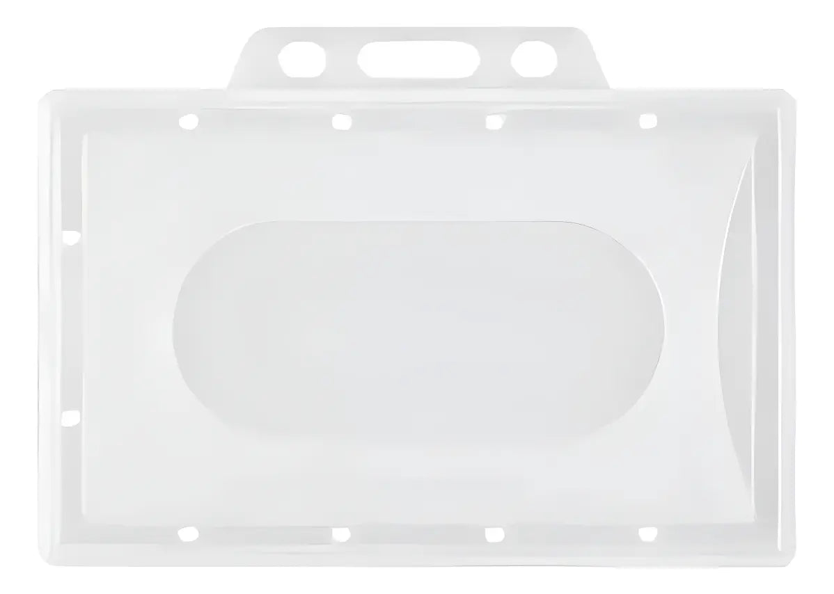 20 Porta Credencial Plástico Transparente Rigido