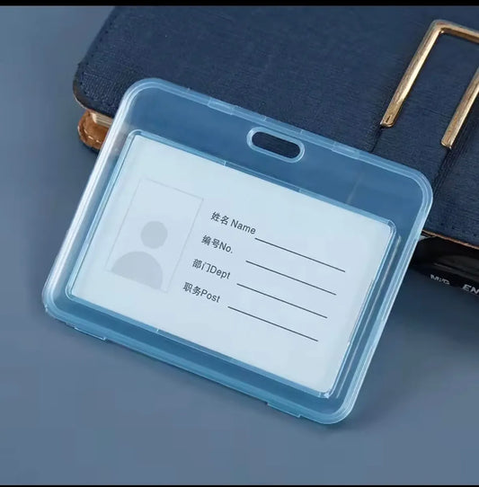 10 Unidades Porta Credencial Transparente