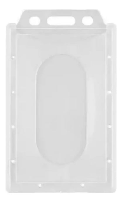 20 Porta Credencial Plástico Transparente Rigido